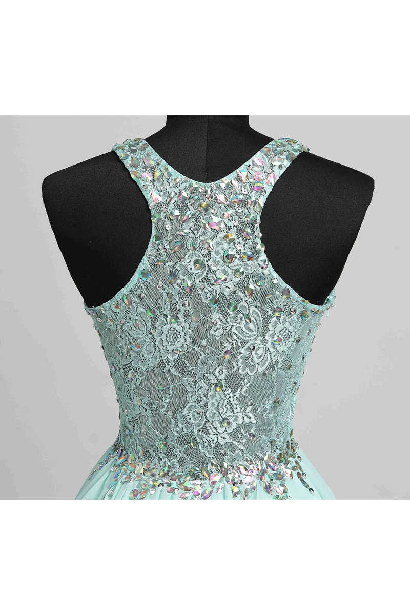 Sheath Spaghetti Straps Chiffon Adorable Short Mini Sleeveless Straps Dress with Sequins