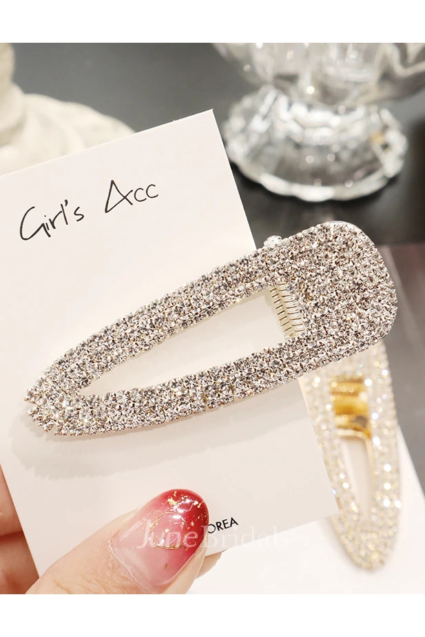 Shining And Modern Headwear In Gold/Silver/Beading