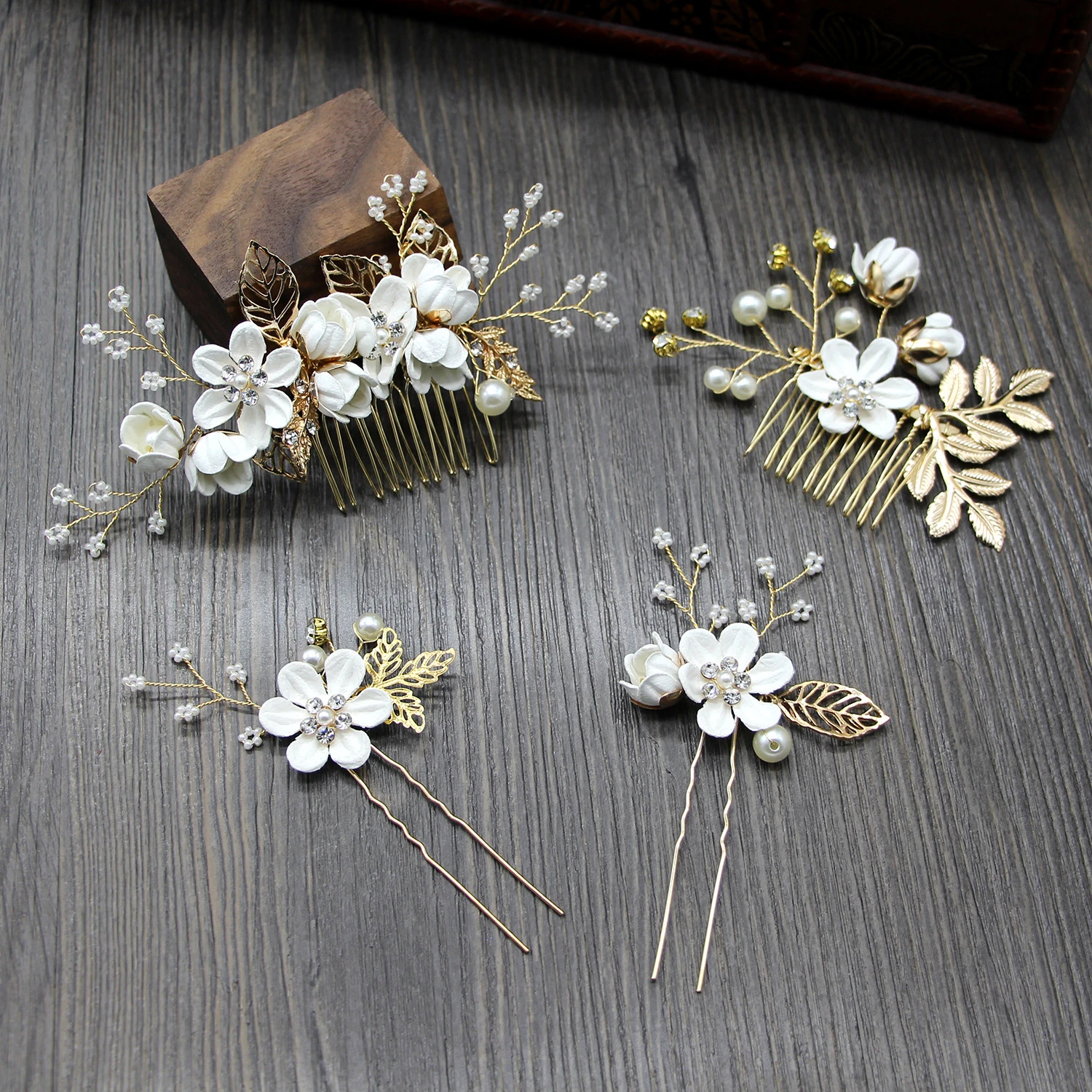 Romantic Chic Alloy Hair Combs