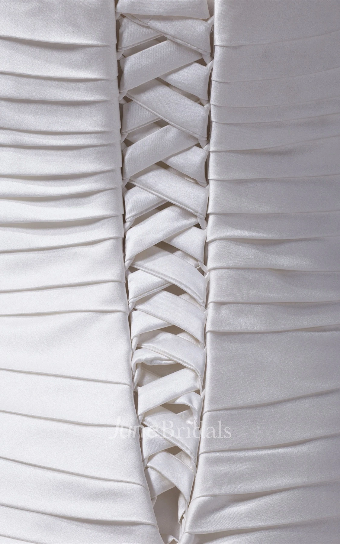 Strapless Mermaid Satin Dress with Ruching and Tiers