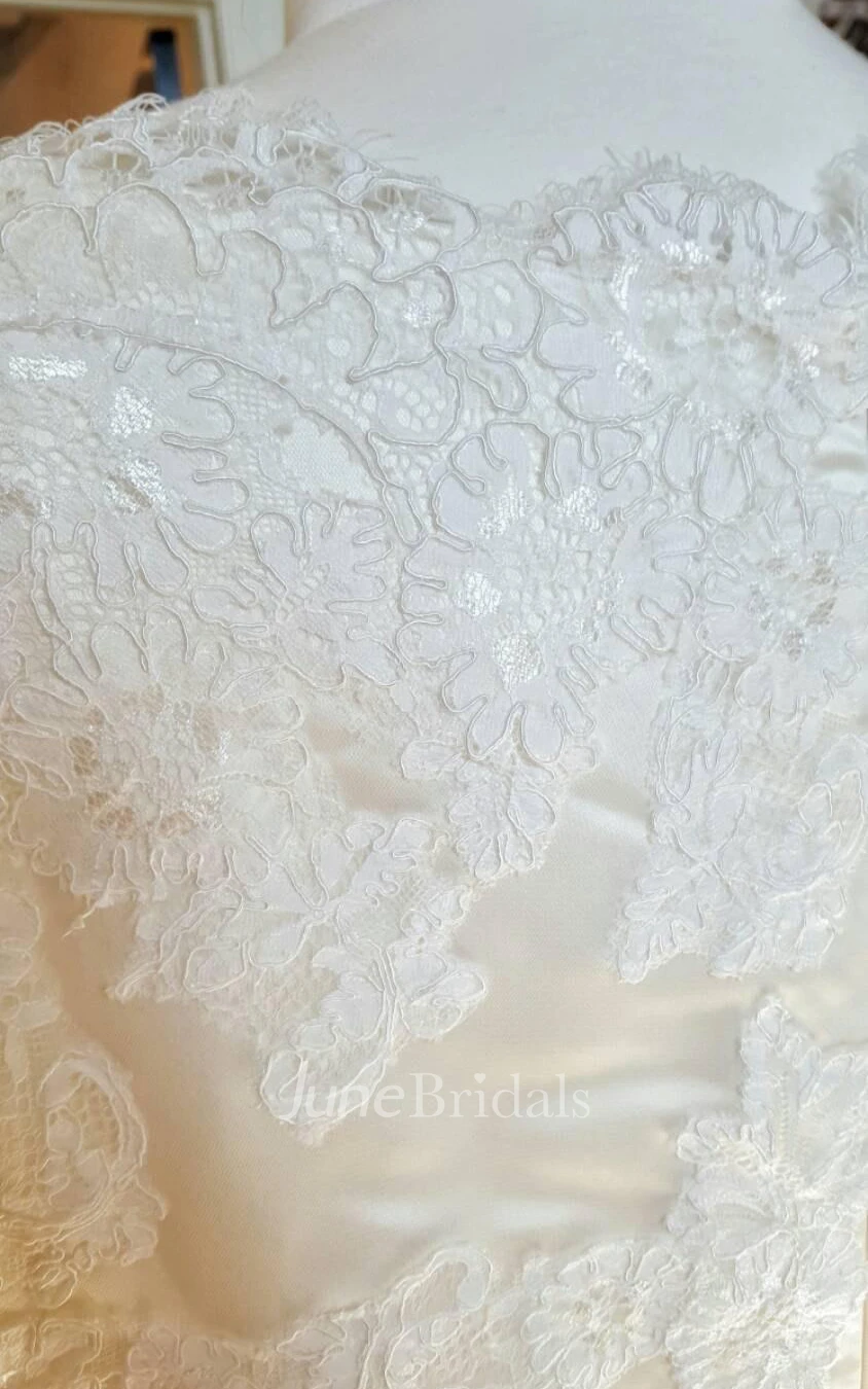 Ball Gown Short Tulle Lace Weddig Dress