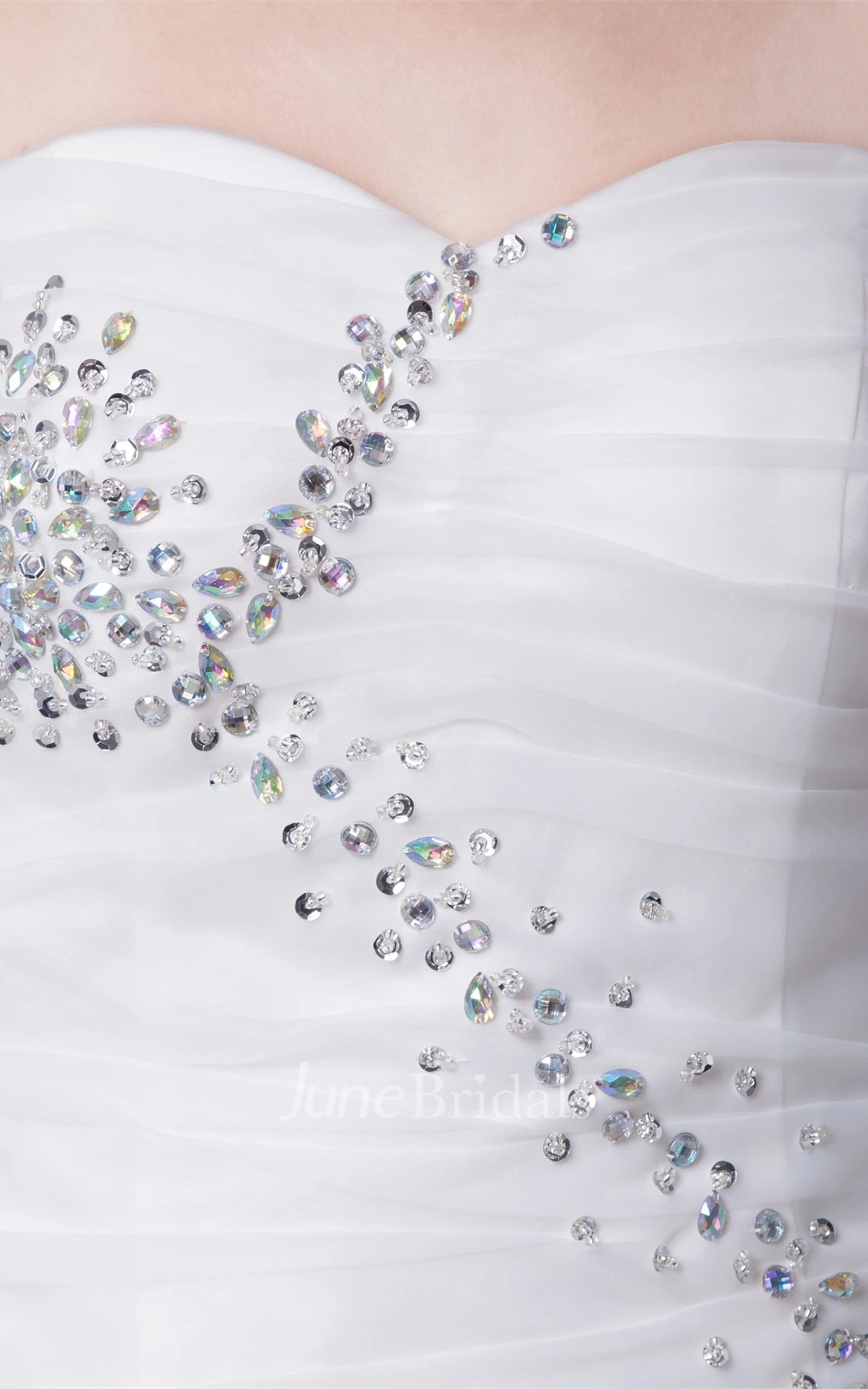 Sweetheart Fitted Short Dress with Flower with