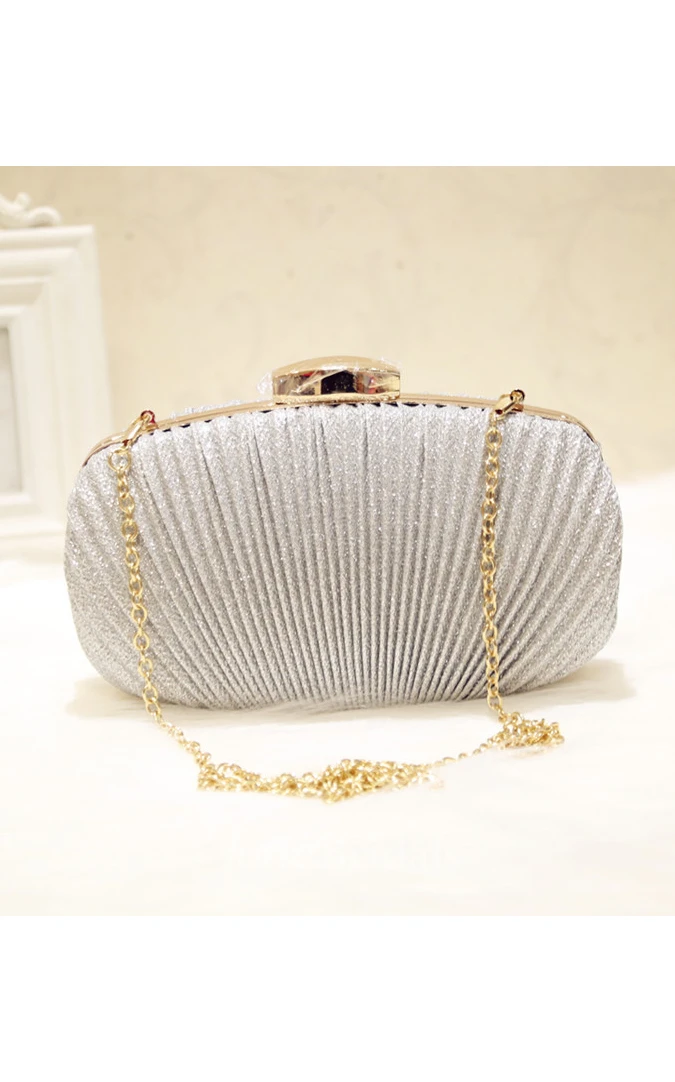 Crystal Metal Clutch