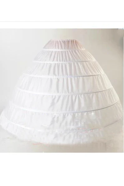 Large Size Bride Wedding Dress Petticoat with 6 Steel Ring
