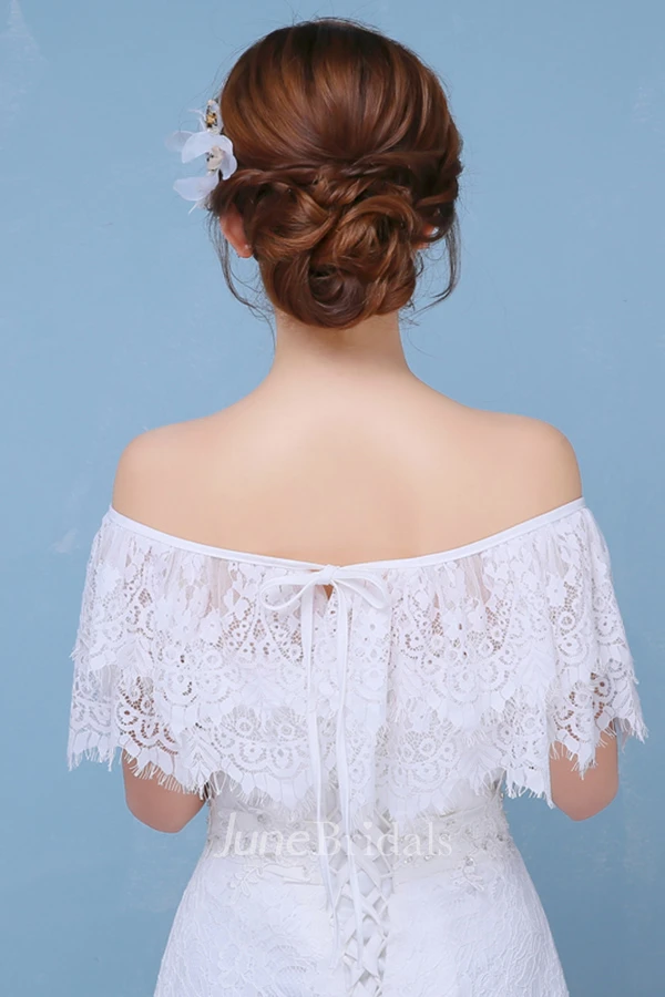 New Lace Shawl With A Shoulder Shawl