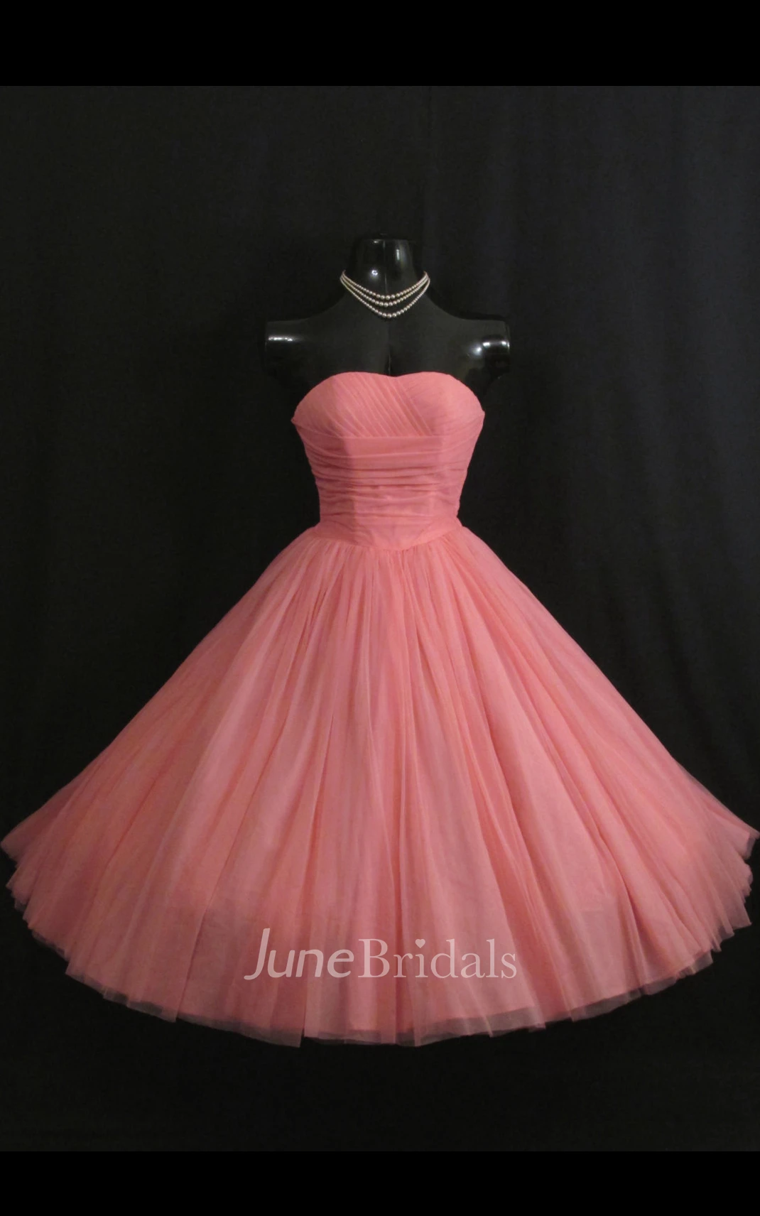 Sweetheart Ruched Empire Tulle Ball Gown