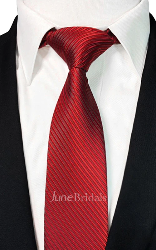 Striped Satin Wide Tie-12 Color Options