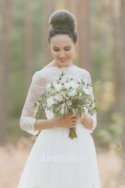 Lace Vintage Boho Light Lace Wedding Dress