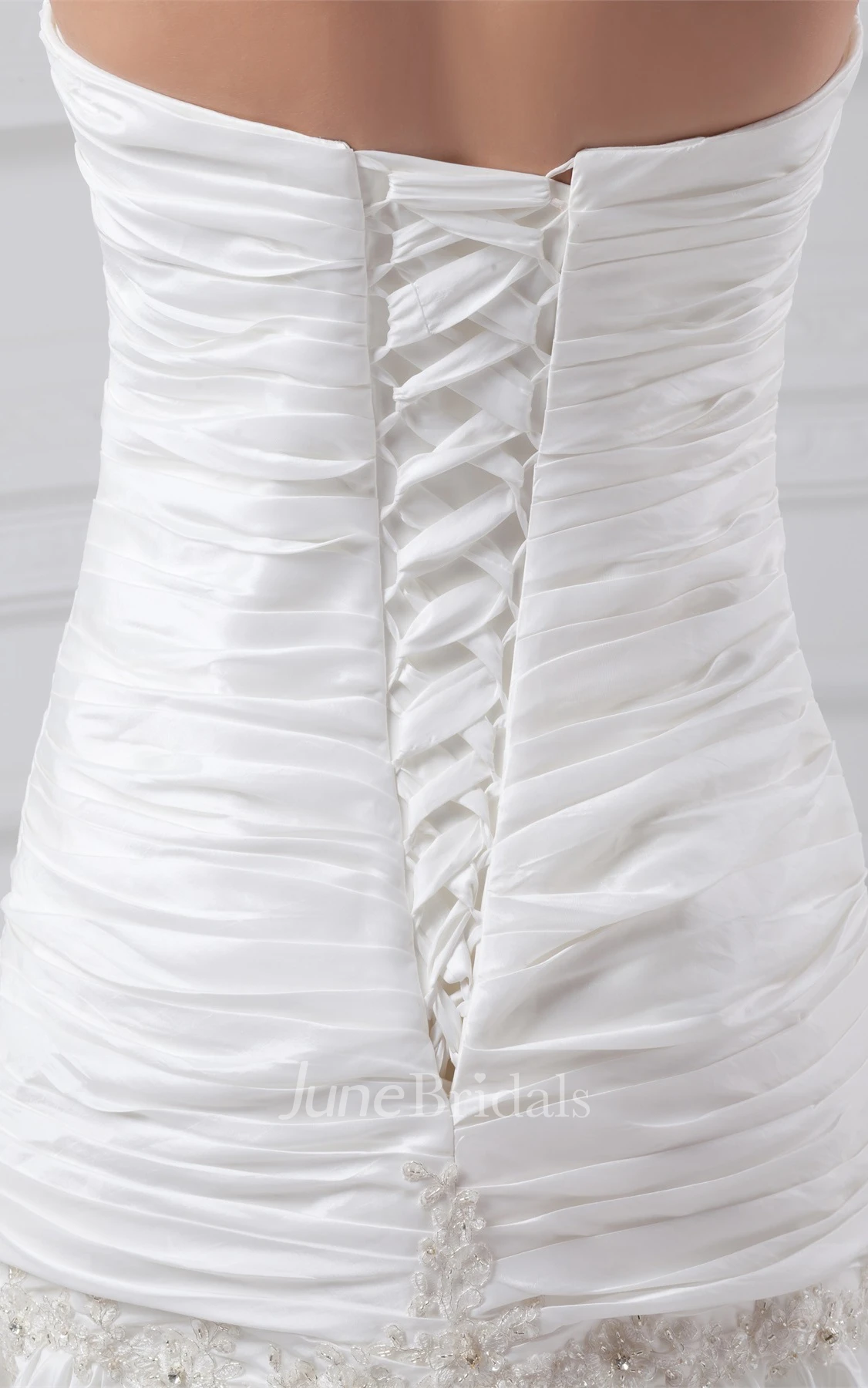 sweetheart mermaid chiffon gown with appliques and tiers