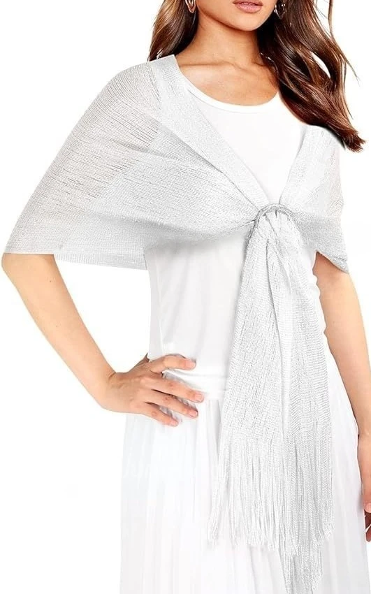 Sleeveless Cocktail Scarf Polyester Evening Shawl June Bridals