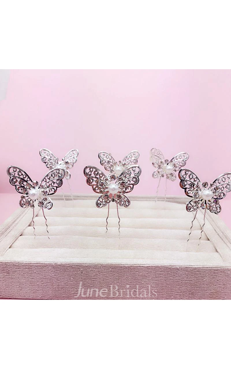 Bride Red Headdress Hair Ornaments Chinese Cheongsam Wedding Accessories Plate Hairpin U-Shaped Clip