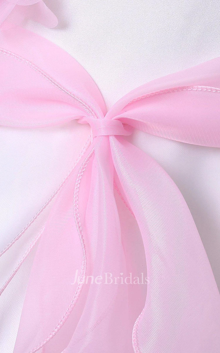 Sleeveless A-line Tiered Dress With Flowers