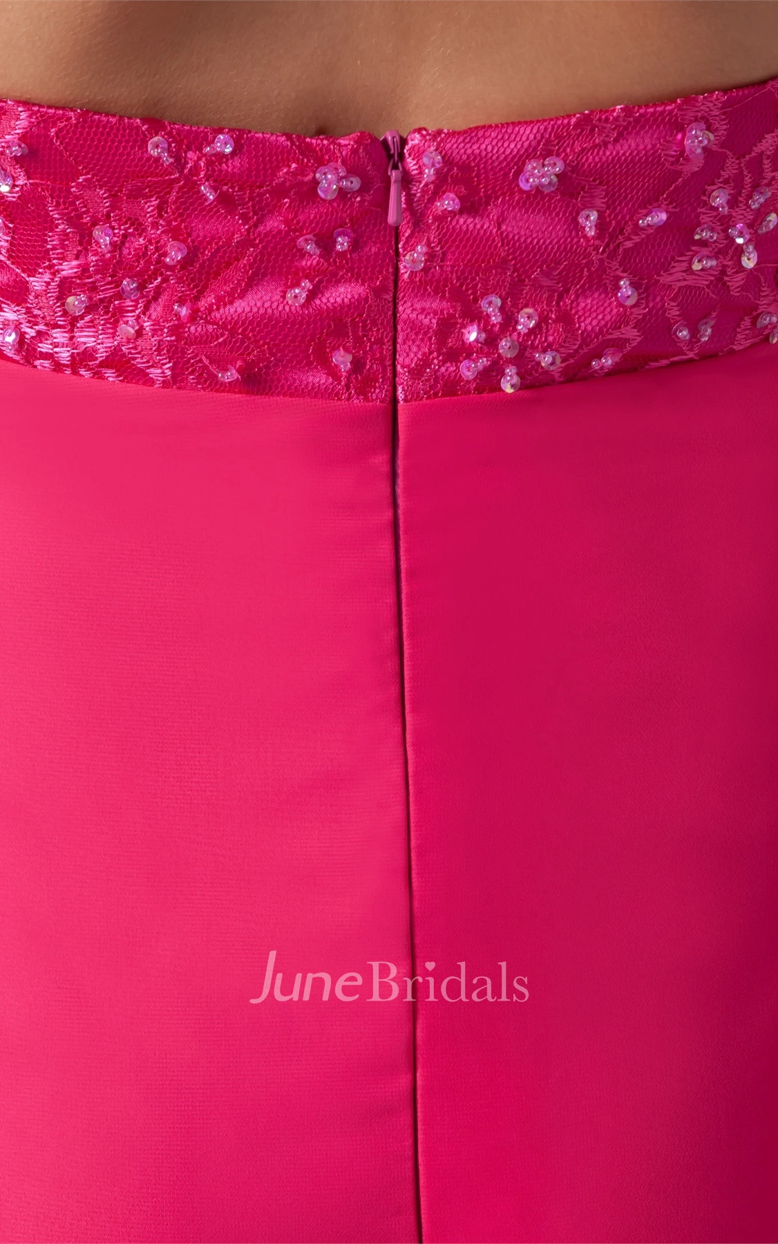 Sleeveless Ankle-Length Jeweled Dress with Bow and Halter