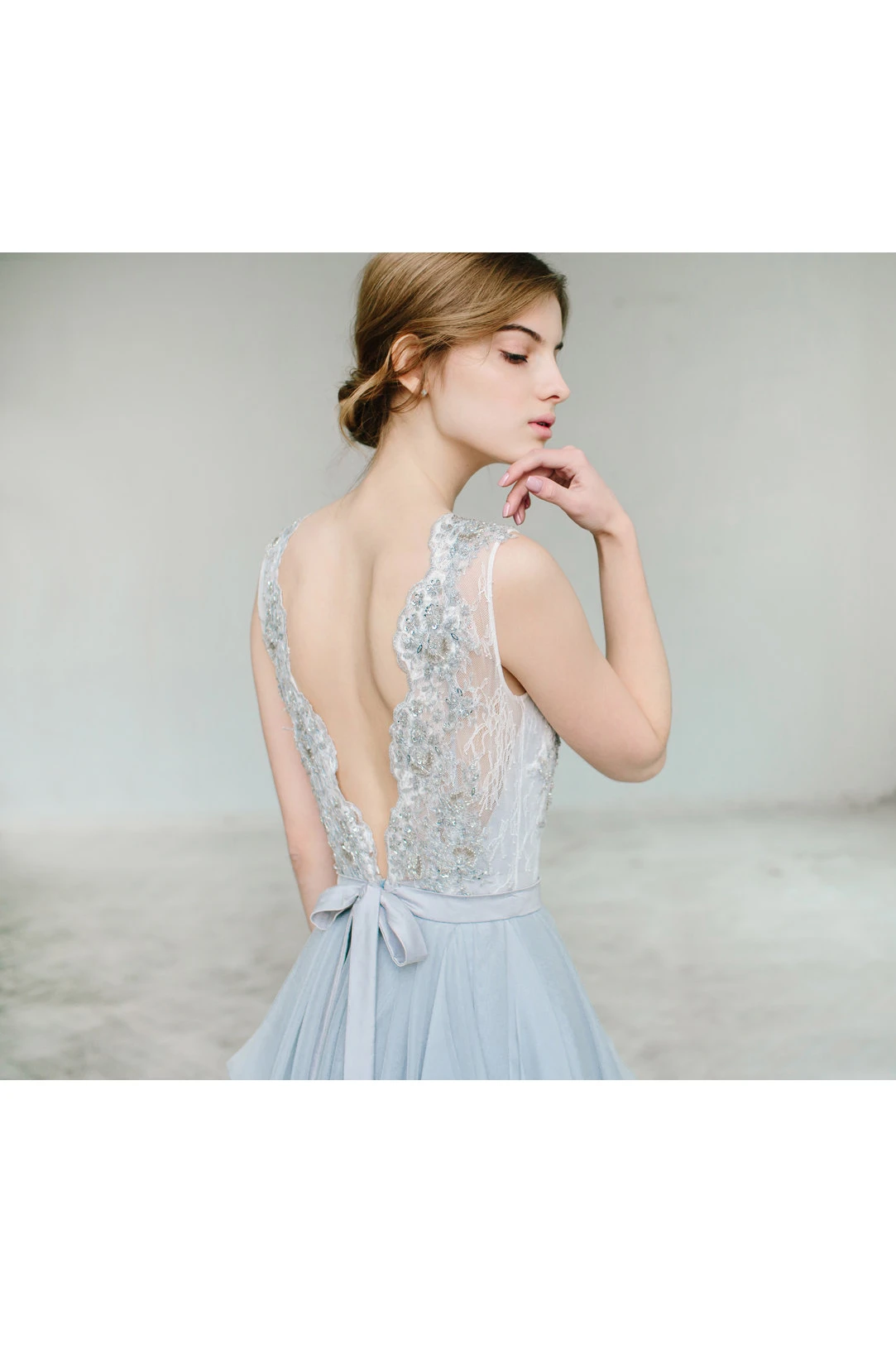 Sleeveless Floor-length Bridesmaid Dress With Lace And Beading