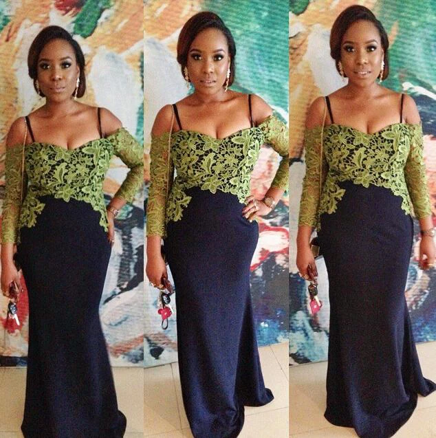 Hot Sale Long Sleeve Evening Dress Appliques Black Floor Length