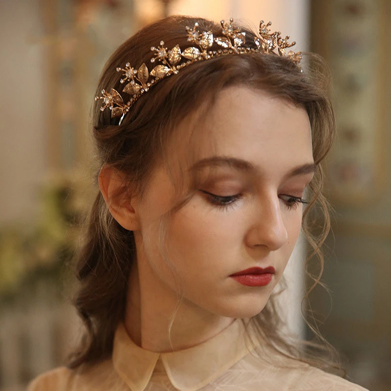 Elegant Alloy Headpieces in Floral Style