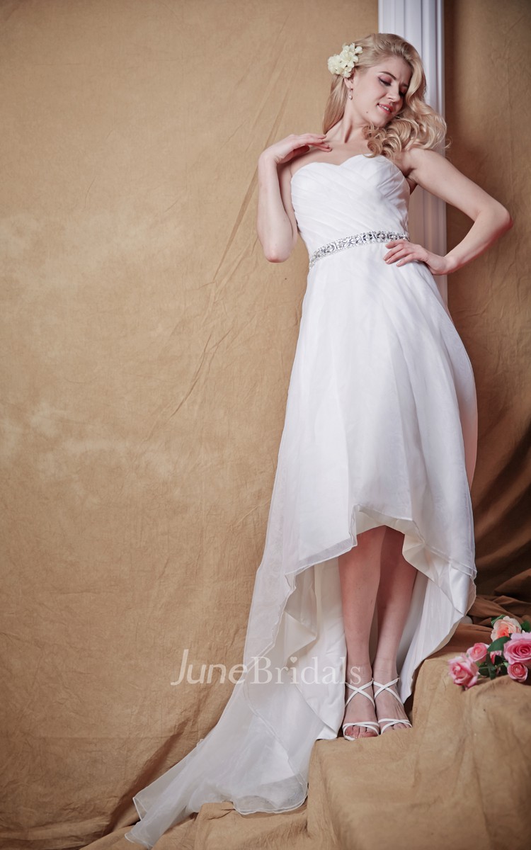 High low hotsell empire waist dress