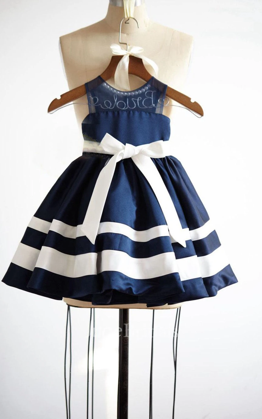 Sleeveless Jewel Satin Dress With Ruching