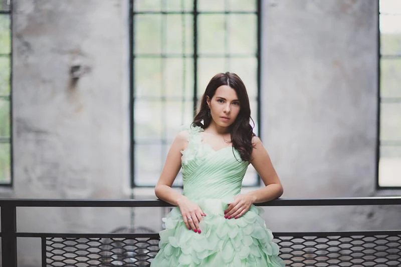 Gorgeous One Shoulder Sweetheart Prom Dress Designer Evening Party Gown