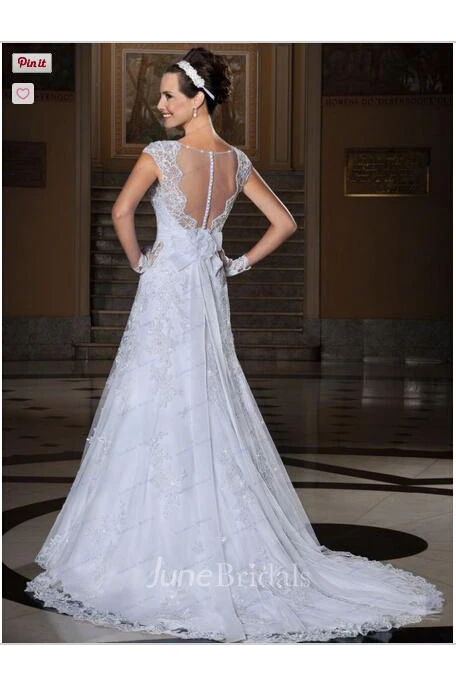 A-line Strapless Wedding Dresses With Luxurious Floor-length Flowers Court Beaded