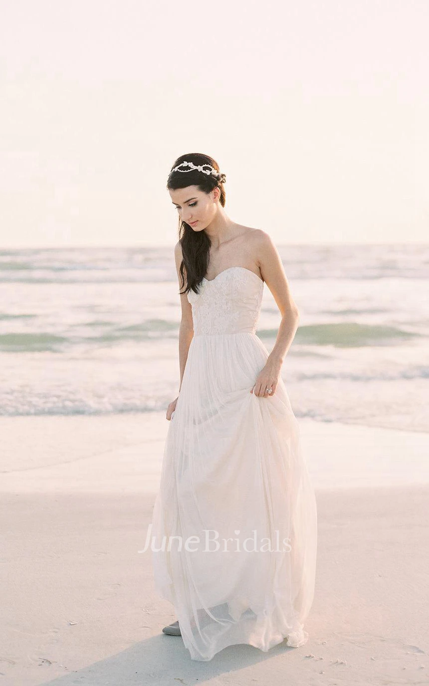 Chiffon Tulle Lace Organza Charmeuse Weddig Dress