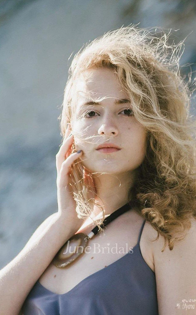 Tiered Chiffon Straped Back Dress