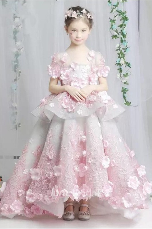 Tiered flower girl outlet dress