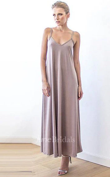 V-neck Lace Short Sleeve Dress With Lining