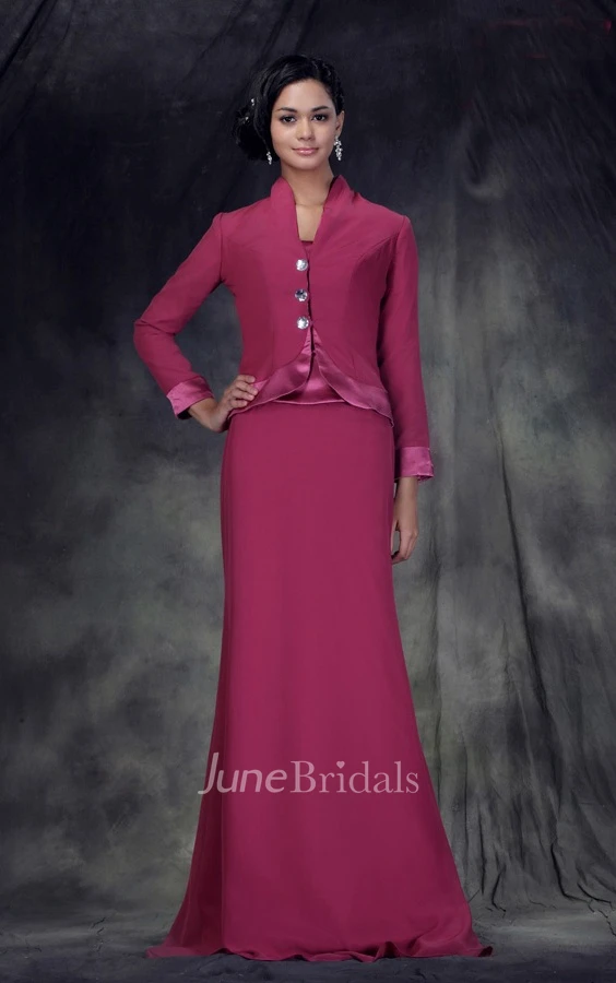 Refined Floor-Length Long Dress