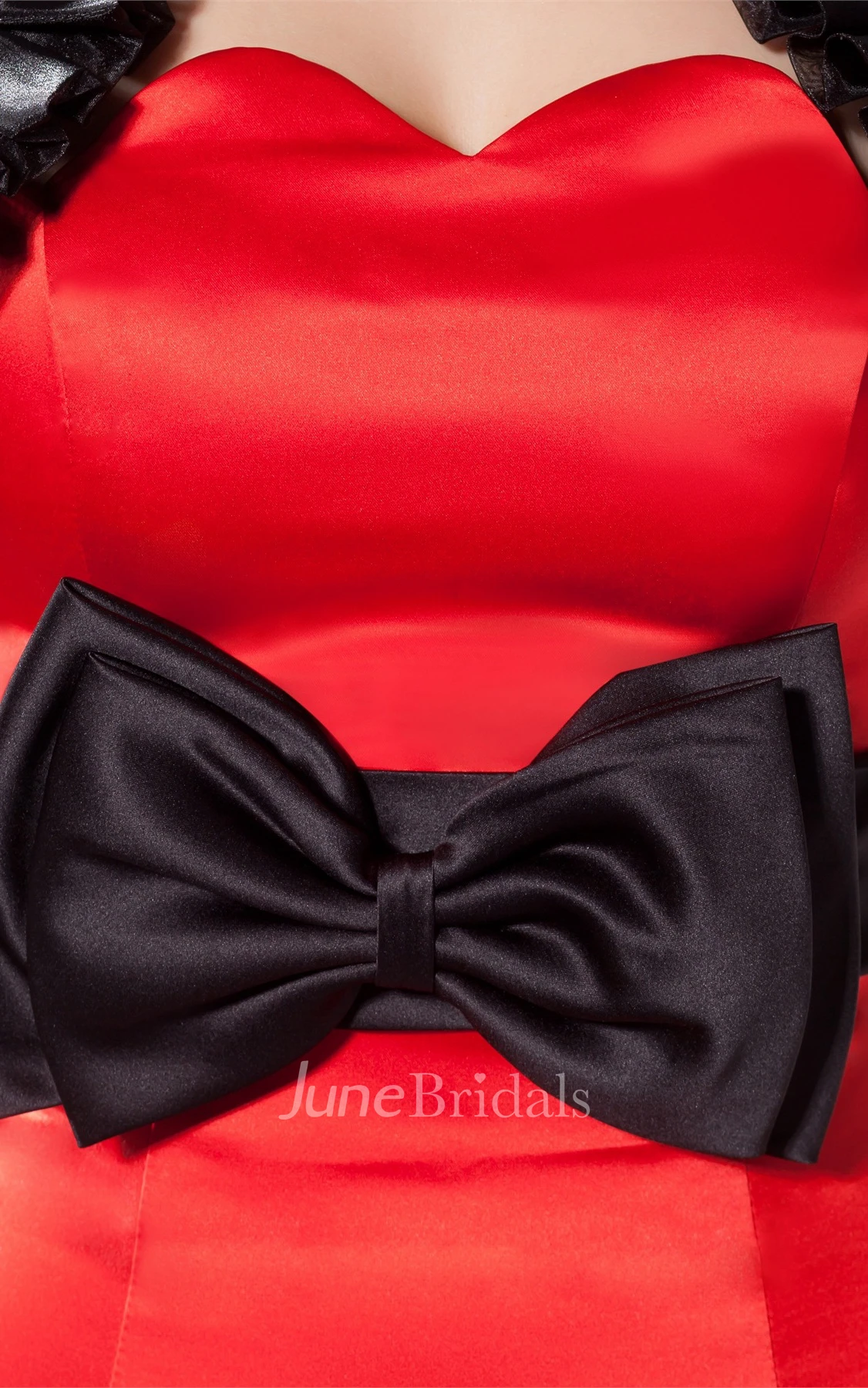 Lovely Satin Pencil Mini Dress with Bow