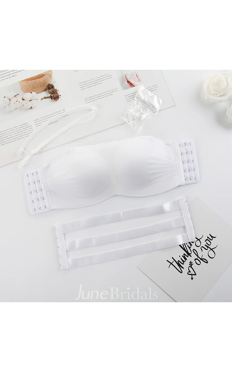 Plain Sinple Strapless Bra