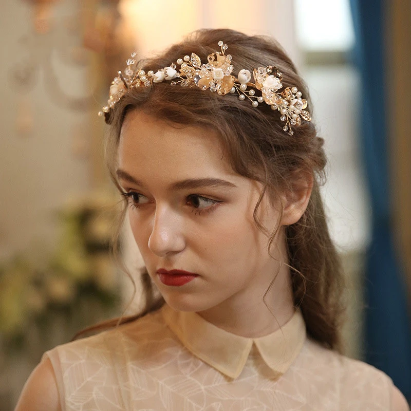 Western Style Handmade Crown with Crystal