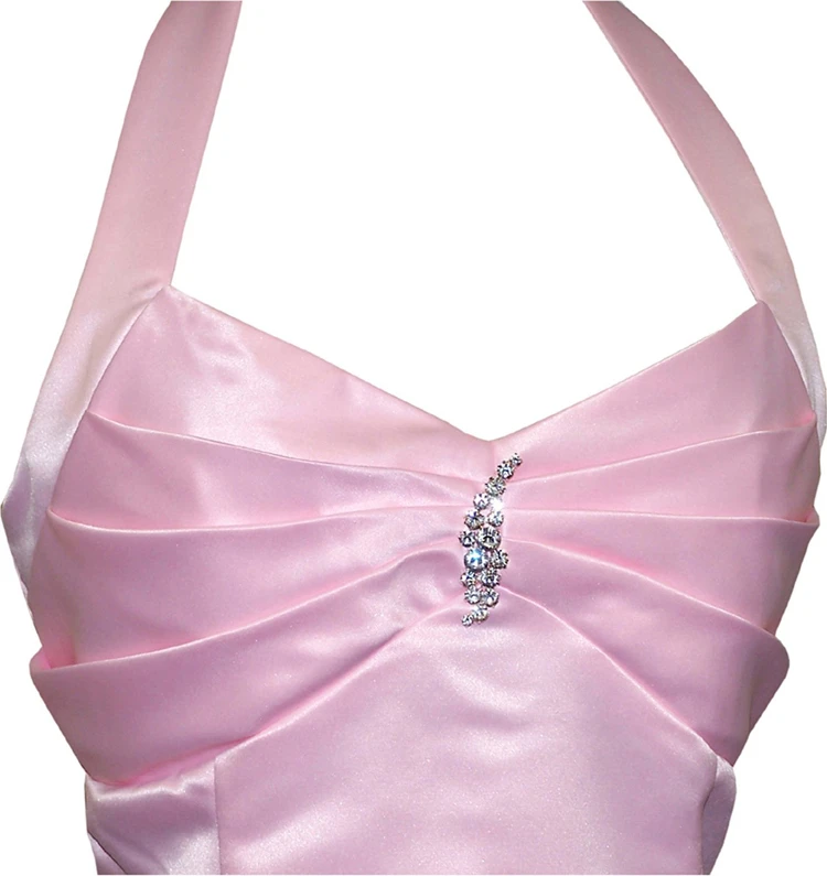 Ruched Bust Beading Dress With Tulle Skirt