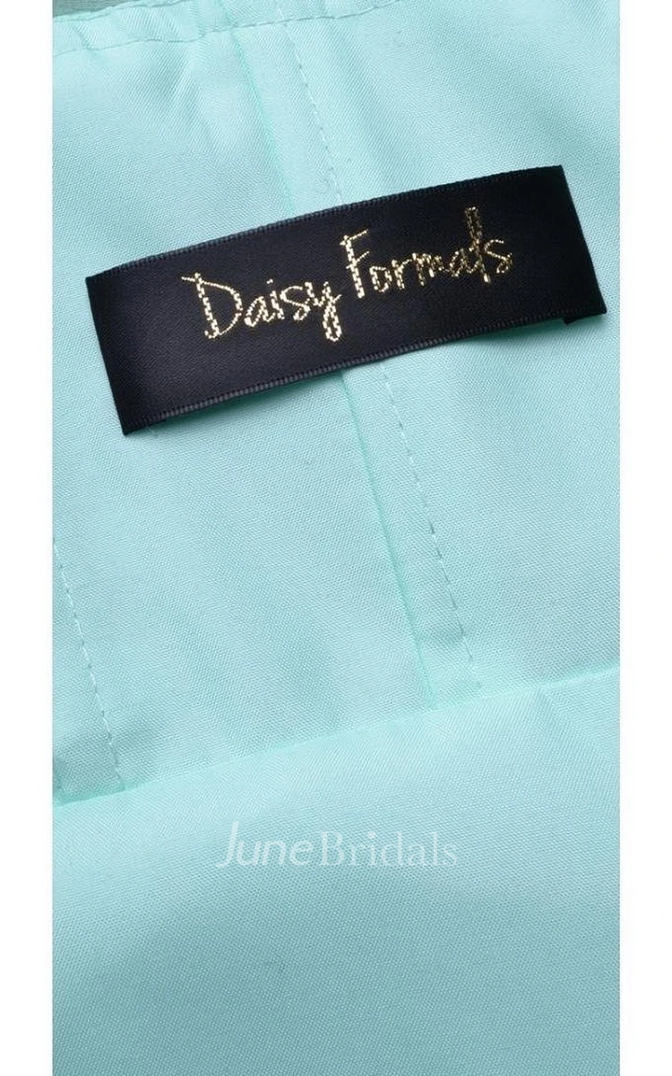 Sleeveless Mini Chiffon Dress With Spaghetti Straps