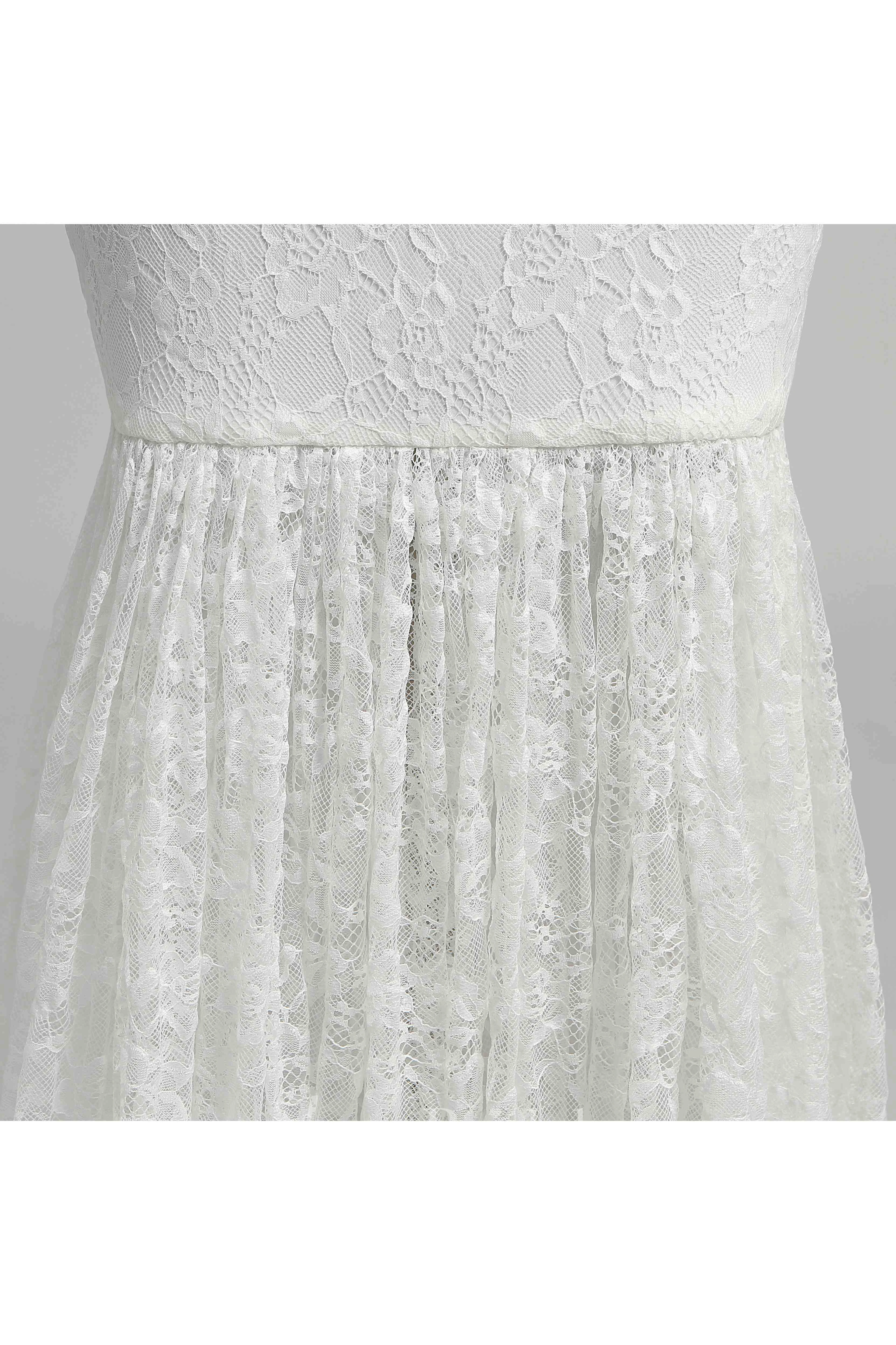 Floor-length Mermaid Off-the-shoulder Illusion Short Sleeve Zipper Lace Weeding Dress