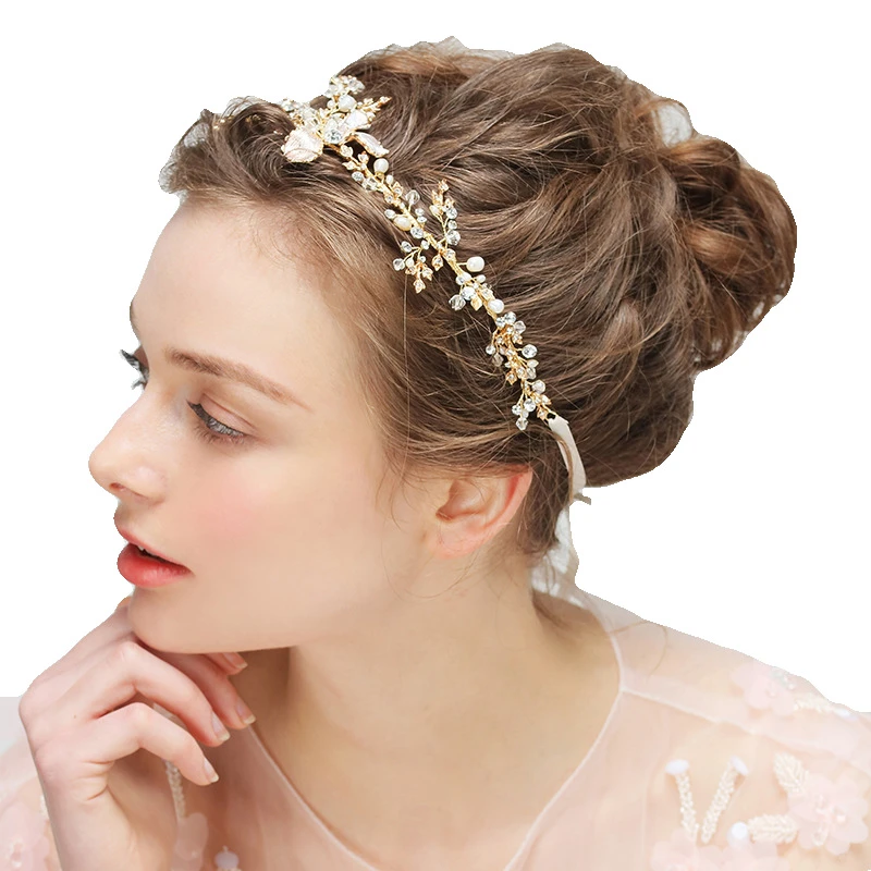 Ladies Pretty Headbands with Flowers and Leaves