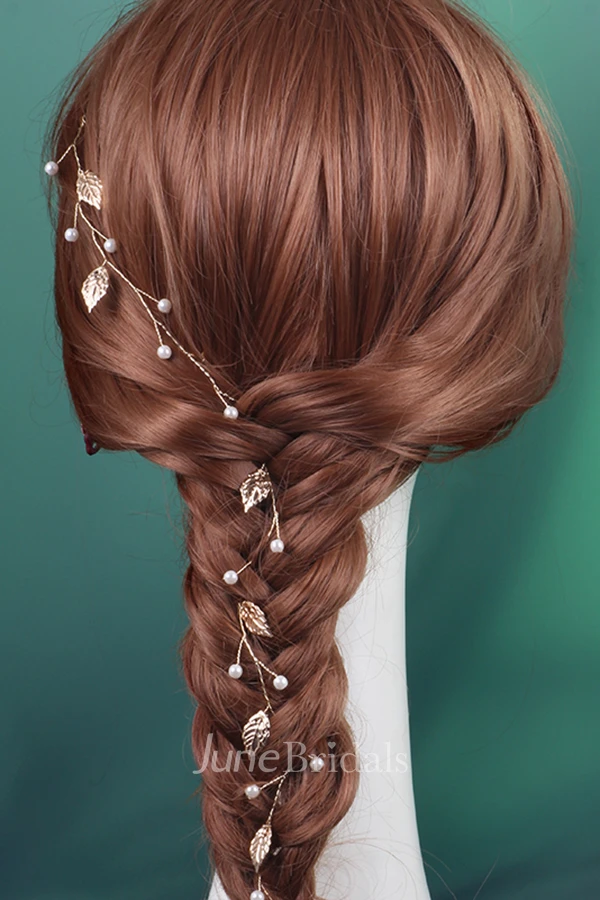 Handmade Baroque Leaf Style Hair Band