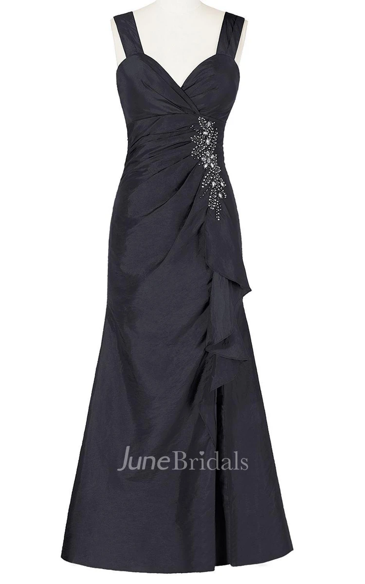 Elegant Sweetheart Empire Long Taffeta Dress With Jacket