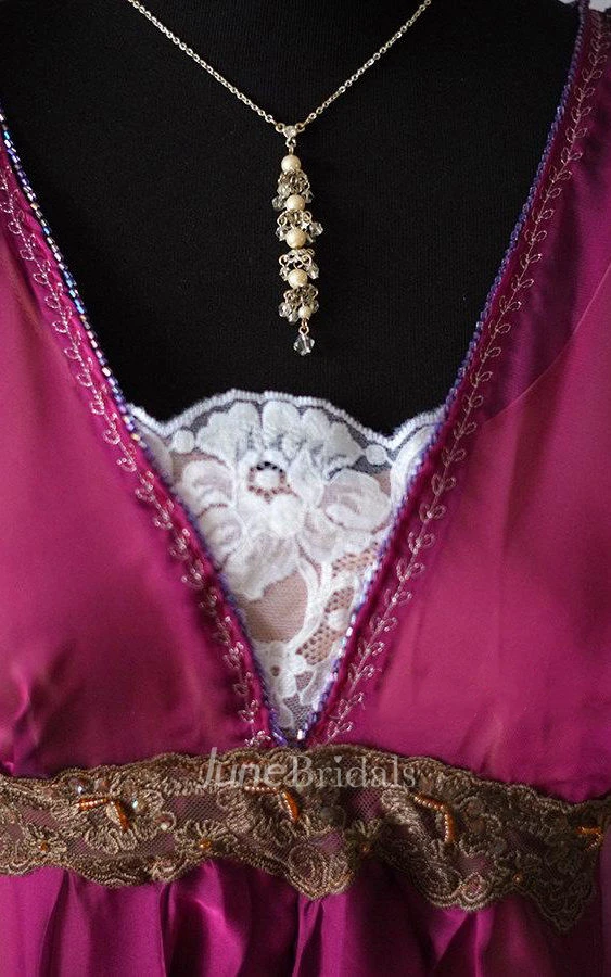 Edwardian Purple Evening Handmade In England Downton Abbey Inspired Titanic 1912 Styled Dress