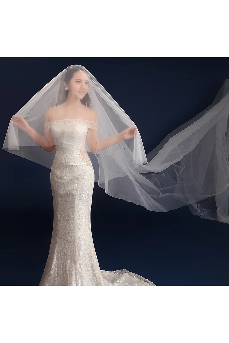 3 Meters Veil Super Long Tail Tulle Wedding Veil