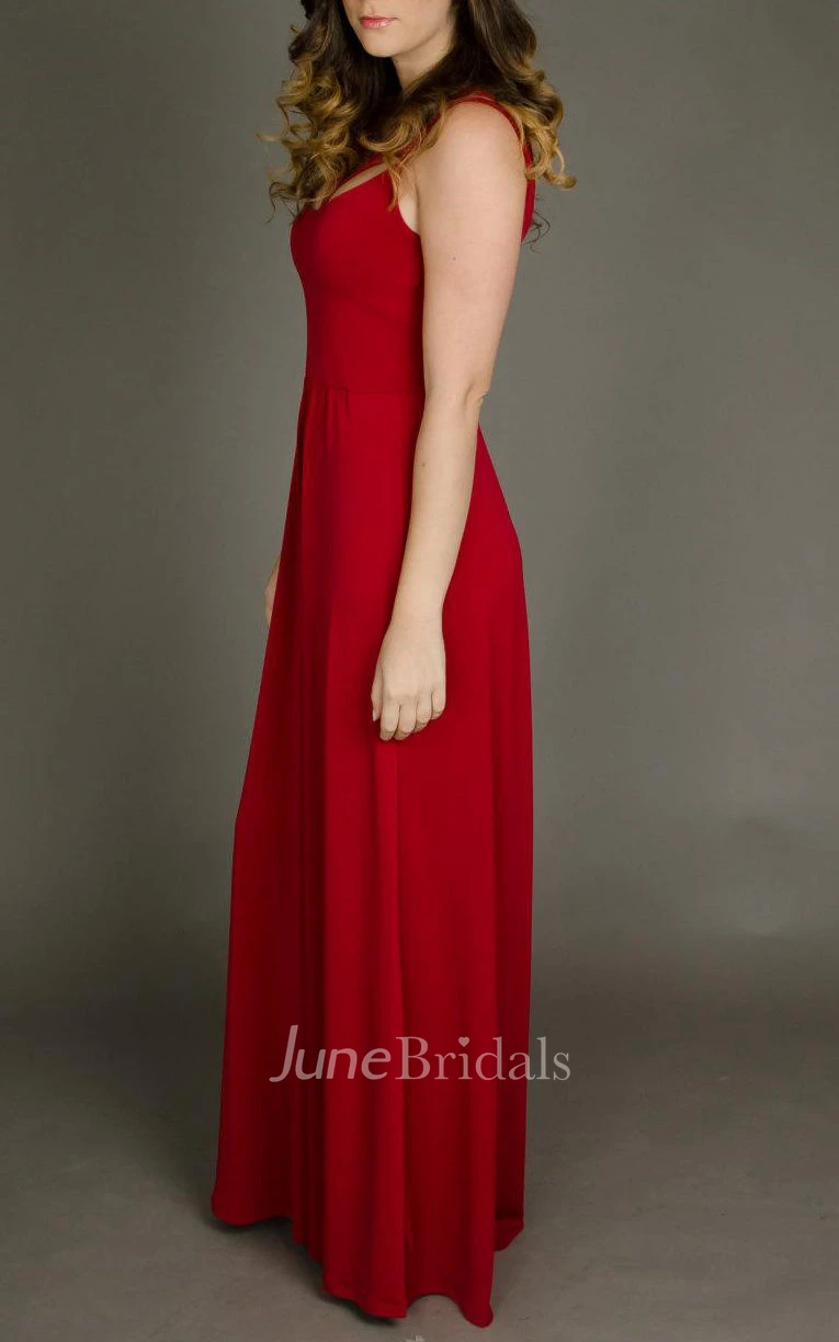 Floor-length Sleeveless Sleeve Dress