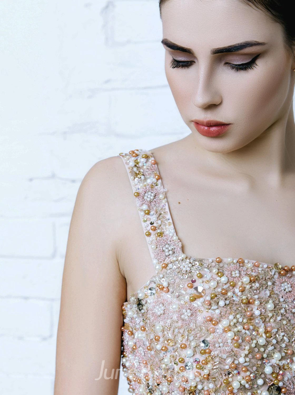 Ball Gown Tulle&Lace Dress With Beading&Embroideries