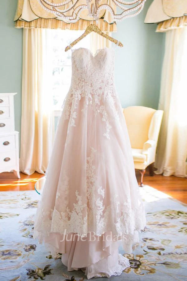 Pink vintage 2024 wedding dress