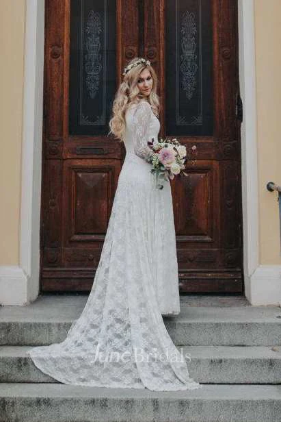 Chiffon Jersey Satin Sash Ribbon Lace Wedding Dress