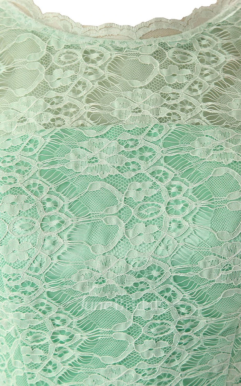 Sleeveless Lace Appliqued Bodice Long Layered Chiffon Dress