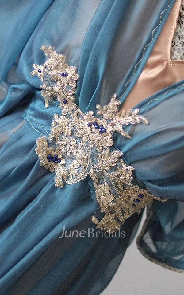 Edwardian Plus Size Blue Handmade In England Lady Mary Inspired Downton Abbey 1912 Gown Gibson Girl Dress