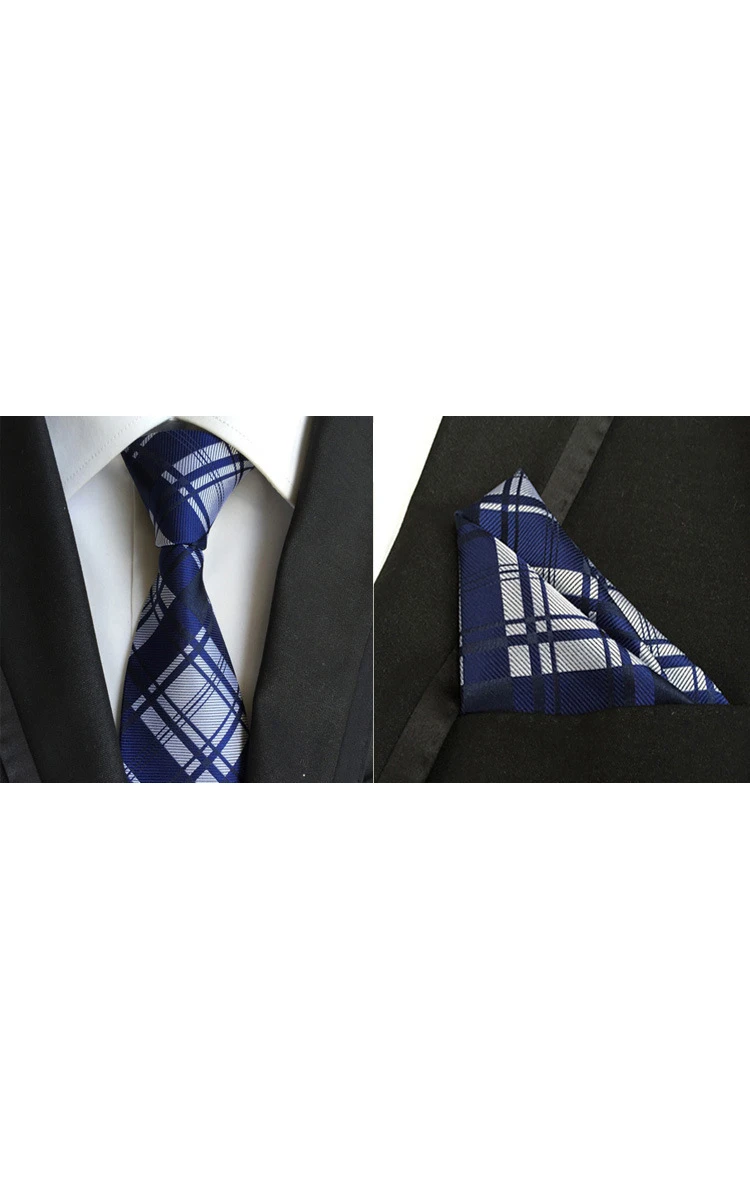 Satin Wide Tie and Pocket Square Combo-11 Color Options