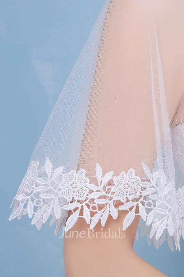 New Spring and Summer Lace Cape Rhinestone White Shawl