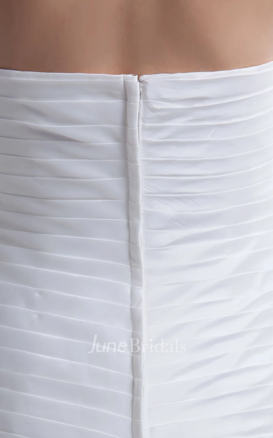 Strapped Pick-Up Sheath Dress With Ruching