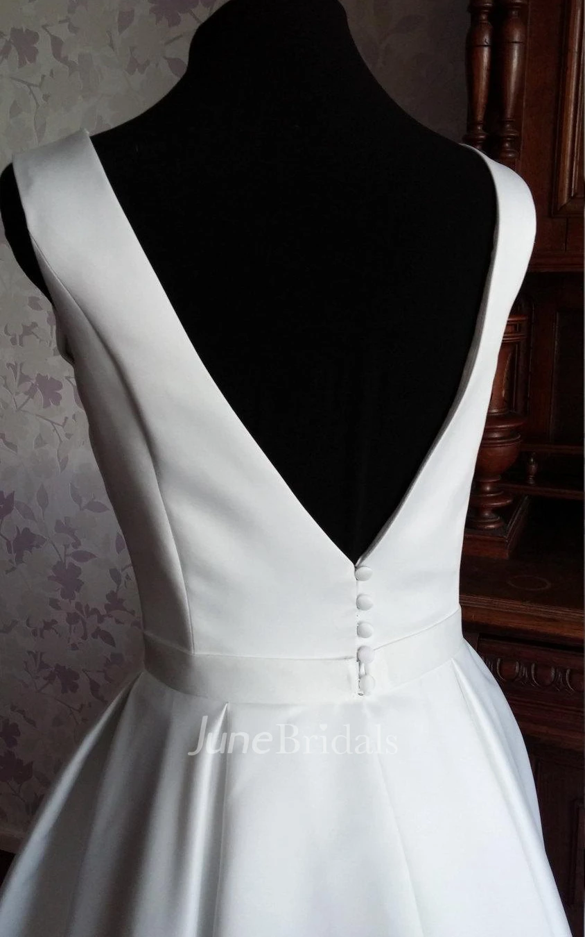 Mini Knee-Length Tea-Length Floor-Length Weddig Dress